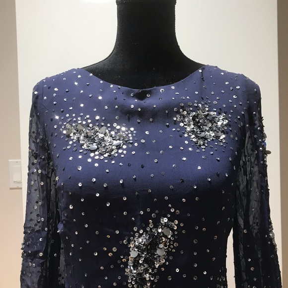 💥SALE💥Bagley Mischka Sequined Blouse - Picture 3 of 6